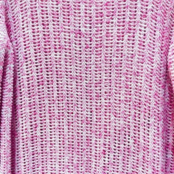 Talbots Crew Neck Pink Sweater Size Medium - Picture 4 of 7